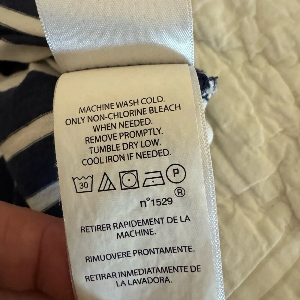 POLO Ralph lauren striped T shirt with pocket   Size XL